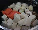 高野豆腐と野菜の簡単煮❤お一人様153㌍作り方4写真