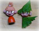 リトルミィとスナフキン簡単キャラ弁おかず作り方14写真