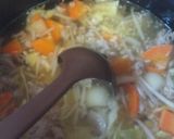 だしがうまい！野菜たっぷりみそうどん作り方5写真