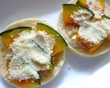 南瓜の黒蜜醤油チーズトースト作り方3写真