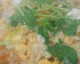 新玉ねぎ入り玉子丼釜揚げしらすのせ作り方6写真