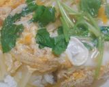 新玉ねぎ入り玉子丼釜揚げしらすのせ作り方8写真