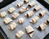 冷凍パイシートであんクロワッサン♪作り方3写真