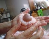 桜餡入り桜餅♪作り方6写真