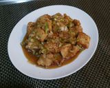 鶏肉と長ねぎソースの簡単ユーリンチー作り方4写真