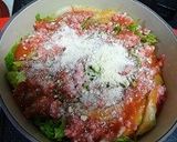 白菜と挽肉のミルフィーユトマト煮作り方3写真