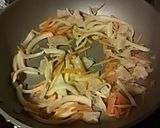 ◆簡単♡残り野菜ｄｅあんかけ胡麻そば◆作り方3写真