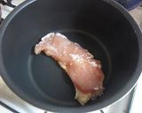 【手軽】激うまっ！蒸し鶏野菜にネギ油～作り方5写真