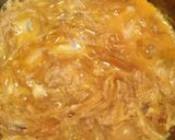 鶏挽肉で親子丼！作り方4写真