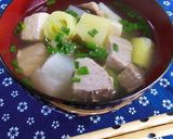 簡単魚料理☆コロコロまぐろのすまし汁作り方5写真