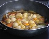 ほたてヘルシーな卵とじ丼作り方4写真