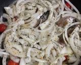 鰯と玉ねぎ☆スナップエンドウの蒸し焼き作り方4写真