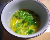 ほたてヘルシーな卵とじ丼作り方5写真
