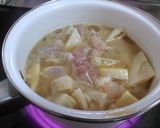 鶏肉とたけのこのみそ煮作り方2写真