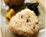 オリーブとかつおぶしのおにぎり。作り方3写真