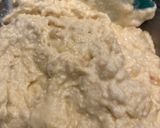 煮りんご消費　豆腐とホケミのパンケーキ作り方3写真