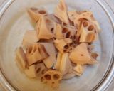 もちもちれんこんと豚肉の味噌炒め作り方3写真