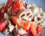 もちもちれんこんと豚肉の味噌炒め作り方11写真