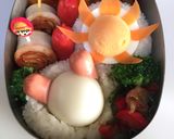 ワンピース＊サニー号とメリー号のキャラ弁作り方3写真