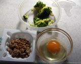 簡単納豆いり卵(離乳食にも)作り方1写真
