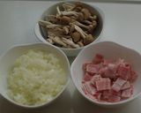 とろっとろチーズリゾット作り方1写真
