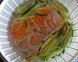タコと千切り野菜の韓国風サラダ作り方1写真