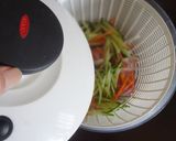 タコと千切り野菜の韓国風サラダ作り方2写真