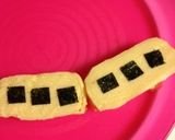 キャラ弁に〜電車でお出かけアンパンマン〜作り方2写真