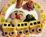 キャラ弁に〜電車でお出かけアンパンマン〜作り方10写真