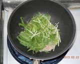 ツナと水菜のスパ作り方3写真