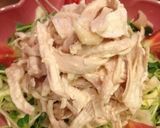 簡単☆レンジで蒸し鶏の明太マヨサラダ作り方2写真