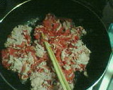 炒り卵と☆ワカメと牛肉の３色炒め作り方4写真
