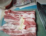 豚ばらパタンと重ねてトマト煮込み作り方4写真
