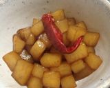 大根のコロコロきんぴら作り方4写真