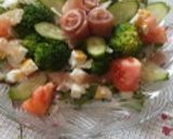 簡単＾＾生ハムのお花（デコレーション）作り方8写真