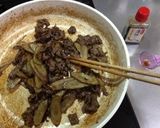 蒲焼のたれで牛肉ごぼう作り方3写真