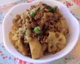 お弁当にも♪蓮根のカレーそぼろ煮作り方5写真