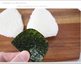 簡単キャラ弁＊顔出しトトロおにぎり作り方1写真