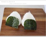 簡単キャラ弁＊顔出しトトロおにぎり作り方2写真