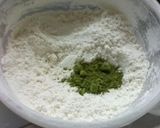 メロンパン♫らくらく簡単抹茶メロンパン作り方2写真