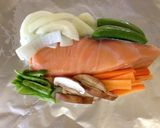 サーモンと野菜★ゴマ味噌マヨホイル焼き作り方4写真
