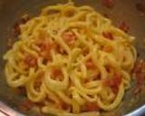 手作り卵白パスタのカルボナーラ作り方9写真