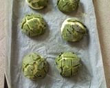 メロンパン♫らくらく簡単抹茶メロンパン作り方7写真