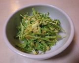 納豆水菜サラダ作り方4写真