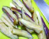 夏の箸休め＊茄子とひじきの梅鰹和え作り方4写真