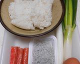 残ったご飯で・春色チャーハン作り方1写真