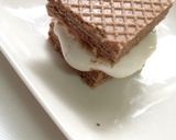 マシュマロチョコかけサンド作り方4写真