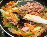 そうめん味噌チャンプルー作り方4写真