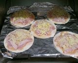 激ウマ！チーズを挟んで２段の餃子の皮ピザ作り方5写真