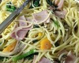 簡単ほうれん草のクリームパスタ！作り方2写真
